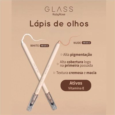 Ruby Rose Lápis De Olhos Glass Nude Hb5252 1,5g