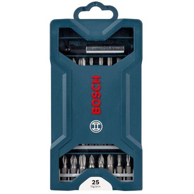 Jogo Mini X-line Com 25 Pontas Para Parafusadeira - 2607017400000 - Bosch