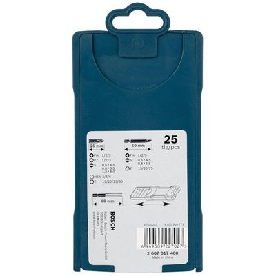 Jogo Mini X-line Com 25 Pontas Para Parafusadeira - 2607017400000 - Bosch