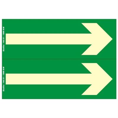 Placa Fotolum. 7x20 (rota De Saida) Sina - 220bu - Sinalize Placa Fotolum. 7x20 (rota De Saida) Sina 220bu