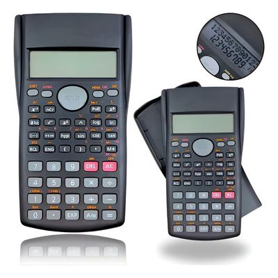 Calculadora Científica Portátil 240 Funções Display 2 Linhas