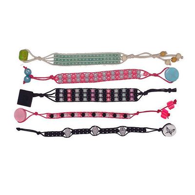 Kit Pulseira com Tear e Miçangas - Infantil - Kits for Kids