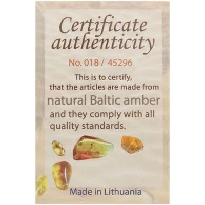 COLAR DE AMBAR ADULTO BAROQUE HONEY - 45CM - BABY CARE