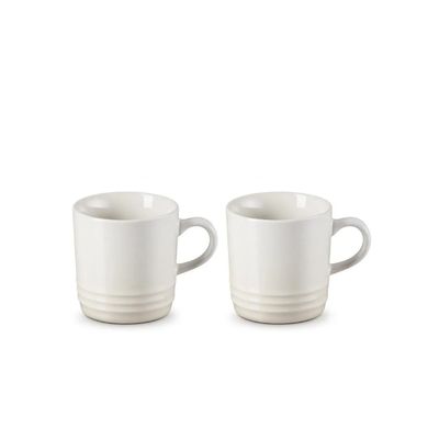 JOGO 2 CANECAS LE CREUSET CHÁ 350ML Meringue