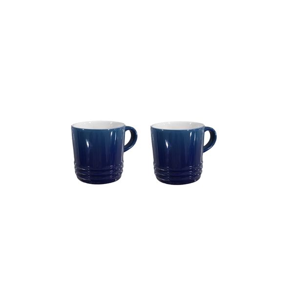JOGO 2 CANECAS LE CREUSET CAPPUCCINO 200ML AZUL AGAVE JOGO 2 CANECAS LE CREUSET CAPPUCCINO 200ML AZUL AGAVE