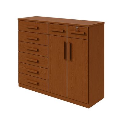 Cômoda Toronto 2 Portas 8 Gavetas Frassino