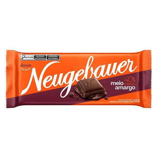 Chocolate Meio Amargo Neugebauer 40% Cacau 80g