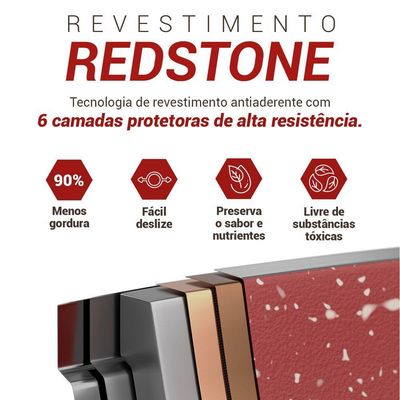 Panela Philco PPH280ACR Redstone Com Tampa De Vidro 6,1L