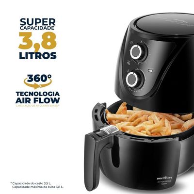 Air Fryer Britânia 3,8L Bella Cuccina Sem Óleo 1500W BCFR04 220V