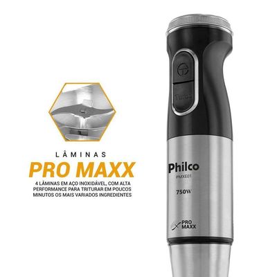 Mixer Philco Inox Com Copo 1050ml 750W PMXE01 220V