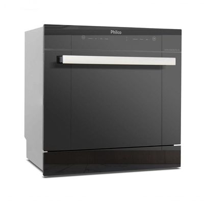 Lava Louças Philco 10 Serviços Preto Espelhado PLL10 220V
