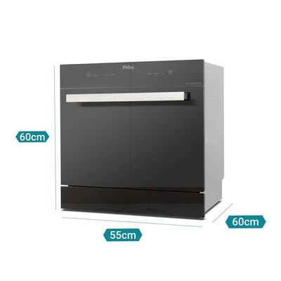 Lava Louças Philco 10 Serviços Preto Espelhado PLL10 220V