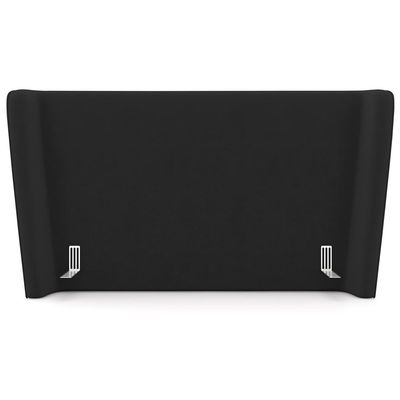 Cabeceira Cama Box Casal 140cm Nilo P05 Veludo Preto - Lyam Decor