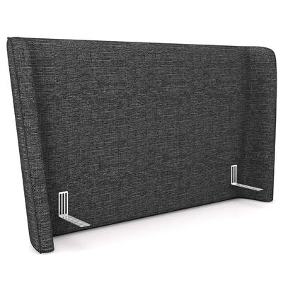 Cabeceira Cama Box Queen 160cm Nilo P05 Linho Cinza Escuro - Lyam Decor