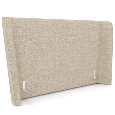 Cabeceira Cama Box Queen 160cm Nilo P05 Linho Bege - Lyam Decor