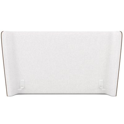 Cabeceira Cama Box Queen 160cm Nilo P05 Corino Marrom Bouclê Cru - Lyam Decor