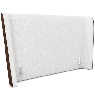 Cabeceira Cama Box Queen 160cm Nilo P05 Corino Marrom Bouclê Cru - Lyam Decor