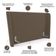 Cabeceira Cama Box Queen 160cm Nilo P05 Veludo Marrom - Lyam Decor