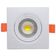 Mini Spot Quadrado Superled 3 Watts 3000k - 05613 - Ourolux