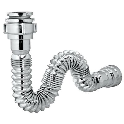 Sifão Sanfonado Universal Cromado - Ssum2 - Astra Sifao Sanfonado Universal Cromado Astra Ssum2