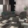 Sofá 4 Lugares Para Sala Living Olimpo 318 cm M03 Veludo Cinza Escuro - Lyam Decor