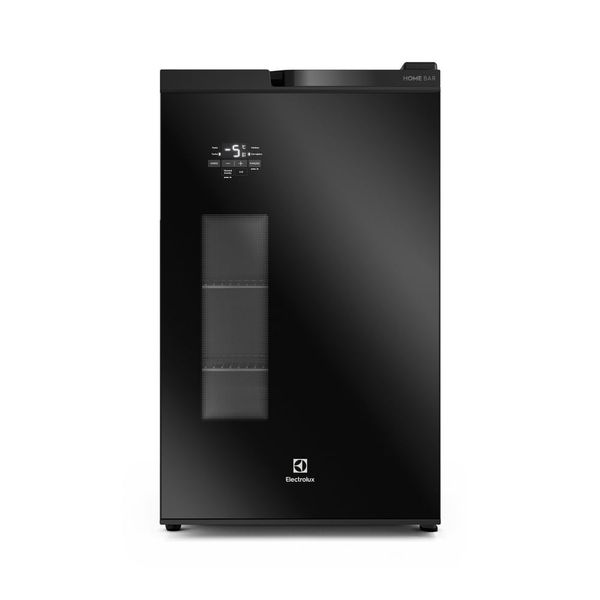 Cervejeira Home Bar Electrolux Frost Free 100L Porta de Vidro Preta (EB100) 127V