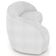 Sofá 4 Lugares Para Sala Living Orgânico 240cm Eron M03 Bouclê Branco - Lyam Decor