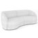 Sofá 4 Lugares Para Sala Living Orgânico 240cm Eron M03 Bouclê Branco - Lyam Decor