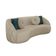 Sofá 3 Lugares Para Sala Living Olimpo 240 cm M03 Linho Bege - Lyam Decor