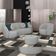 Poltrona Decorativa Para Sala Living Olimpo M03 Veludo Cinza Claro - Lyam Decor