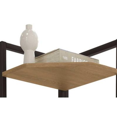 Prateleira Decorativa Quarto Bebê Industrial Li022 Canela-branco - Kappesberg