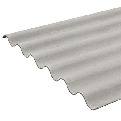 Telha De Fibrocimento Ondulada 6 Mm 2,13 X 1,10 Metros - 220162135 - Brasilit Telha Ondulada 6mm 2,13x1,10m Crfs