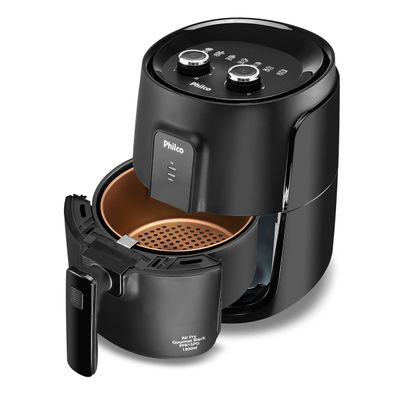Fritadeira Air Fryer Philco PFR15PG Gourmet Black 4L 1500W 127V