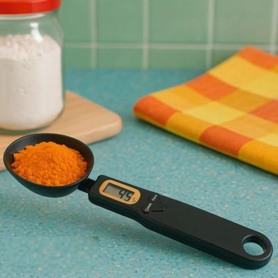 Colher Balança Dosadora Multifuncional Medidor Automático Alimentos 500gr Lcd Dieta Precisão 500 Gramas Eletrônico