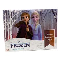 Kit Frozen - Veículo Controle Remoto Snow Machine - Azul + Laptop Frozen Bilíngue
