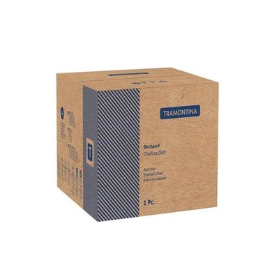 Rechaud Tramontina Solar Aço Inox Com Fogareiro E Tampa 7,8 Litros