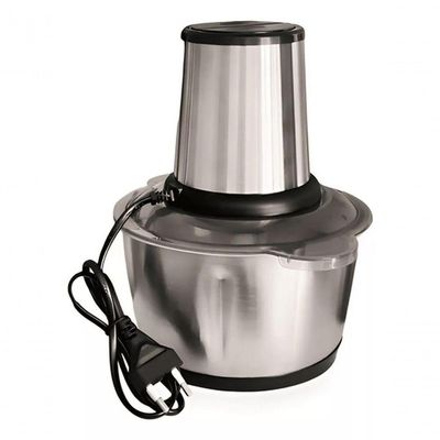 Processador Moedor Alimentos Elétrico Inox Com 4 Lâminas 2L 110V