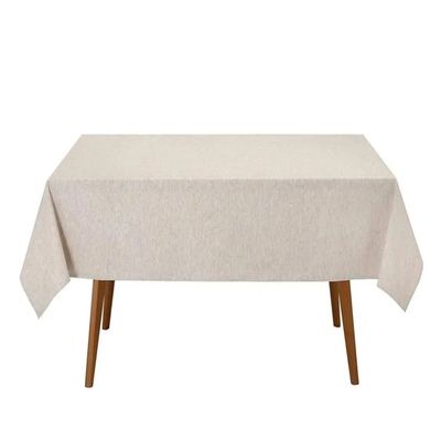 Toalha Mesa Quadrada 200x200cm Linhares Natural Dohler