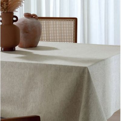 Toalha Mesa Quadrada 200x200cm Linhares Natural Dohler