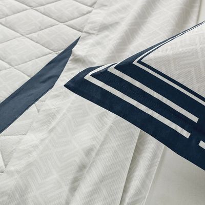 Jogo Cama Casal 4 Pcs Algodão 200 Fios Barcelos Karsten