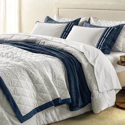 Jogo Cama Casal 4 Pcs Algodão 200 Fios Barcelos Karsten
