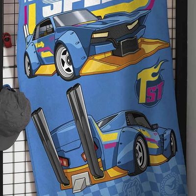 Toalha Banho Infantil Felpudo 70x115cm Hot Wheels 16 Dohler