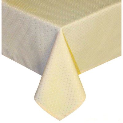 Toalha Mesa Quadrada Reggina 180x180cm Bege Argivai