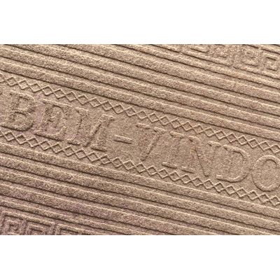 Capacho Bem Vindo 37x57cm Emborrachado Argivai Preto