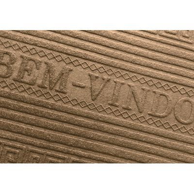 Capacho Bem Vindo 37x57cm Emborrachado Argivai Preto