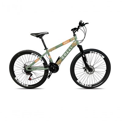 Bicicleta Colli Mônaco Aro 26 Disco 21 V Rapid Fire Cor Vermelho Tamanho Do Quadro 13,5