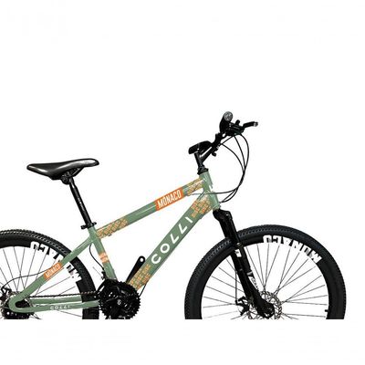 Bicicleta Colli Mônaco Aro 26 Disco 21 V Rapid Fire Cor Vermelho Tamanho Do Quadro 13,5