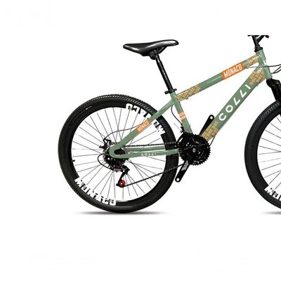 Bicicleta Colli Mônaco Aro 26 Disco 21 V Rapid Fire Cor Vermelho Tamanho Do Quadro 13,5