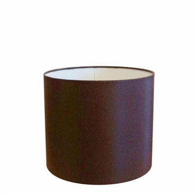 Cúpula Abajur Cilíndrica Cp-7010 ø25x25cm Café