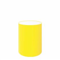 Cúpula Abajur E Luminária Cilíndrica Vivare Cp-7004 ø15x25cm - Bocal Nacional Amarelo